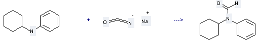 Benzenamine,N-cyclohexyl- can be used to produce N-cyclohexyl-N-phenyl-urea